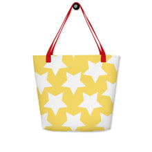 Load image into Gallery viewer, STARS All-Over Print Large Tote Bag
