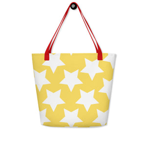 STARS All-Over Print Large Tote Bag