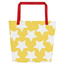 Load image into Gallery viewer, STARS All-Over Print Large Tote Bag
