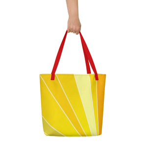 SUNRISE All-Over Print Large Tote Bag