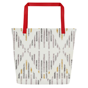 BOHO All-Over Print Large Tote Bag