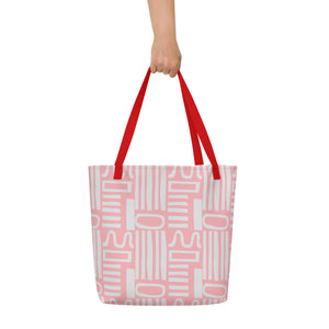 METRO All-Over Print Large Tote Bag