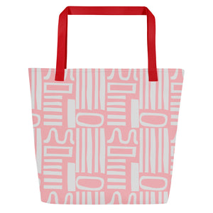 METRO All-Over Print Large Tote Bag