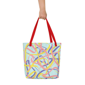 CELEBRATE THE DAY Large Tote Bag