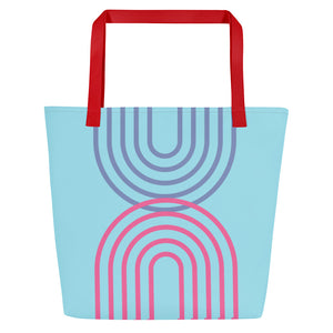 METRO All-Over Print Large Tote Bag