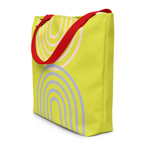 METRO All-Over Print Large Tote Bag