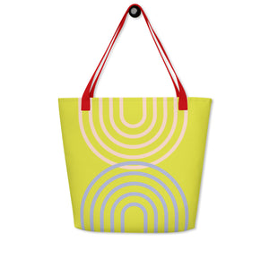 METRO All-Over Print Large Tote Bag