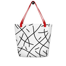 Load image into Gallery viewer, VOGUE All-Over Print Large Tote Bag
