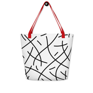 VOGUE All-Over Print Large Tote Bag