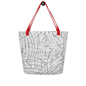 RHAPSODY All-Over Print Large Tote Bag