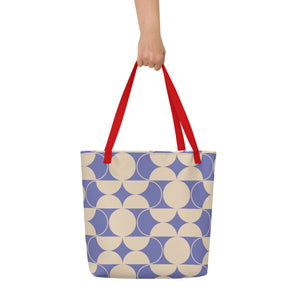 MOD GEO All-Over Print Large Tote Bag