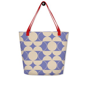 MOD GEO All-Over Print Large Tote Bag