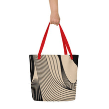 Load image into Gallery viewer, MODERN WAVE All-Over Print Large Tote Bag
