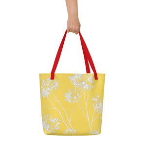 COASTAL All-Over Print Large Tote Bag