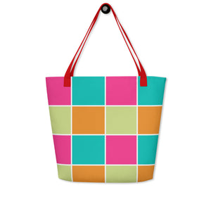 COCO All-Over Print Large Tote Bag