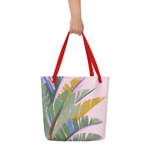 TROPICAL All-Over Print Large Tote Bag