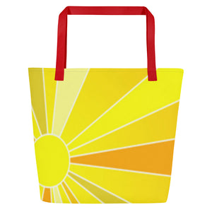 SUNRISE All-Over Print Large Tote Bag