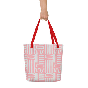 METRO All-Over Print Large Tote Bag