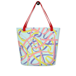 CELEBRATE THE DAY Large Tote Bag