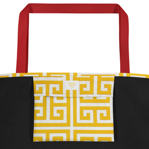 BRIGHT DAY All-Over Print Large Tote Bag