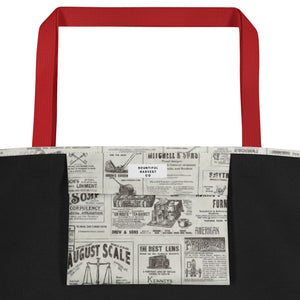 GRAFFITI All-Over Print Large Tote Bag