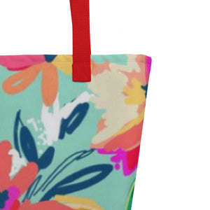 ESTEE All-Over Print Large Tote Bag