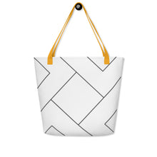 Load image into Gallery viewer, MODERN LINES All-Over Print Large Tote Bag
