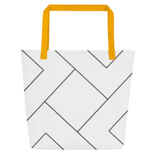 Load image into Gallery viewer, MODERN LINES All-Over Print Large Tote Bag
