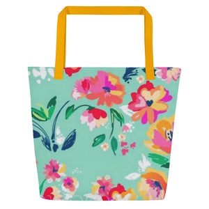 ESTEE All-Over Print Large Tote Bag