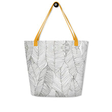 Load image into Gallery viewer, BANANA LEAF All-Over Print Large Tote Bag
