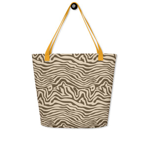 ANIMAL PRINT All-Over Print Large Tote Bag