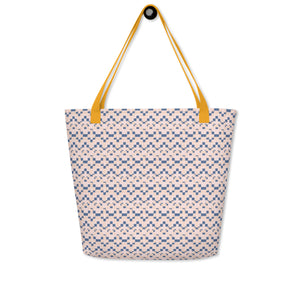 ALEXIS All-Over Print Large Tote Bag