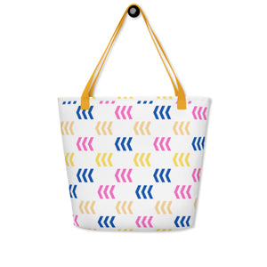 ARROWS All-Over Print Large Tote Bag