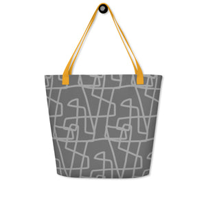 JUNCTION All-Over Print Large Tote Bag