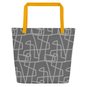 JUNCTION All-Over Print Large Tote Bag