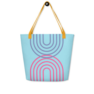 METRO All-Over Print Large Tote Bag