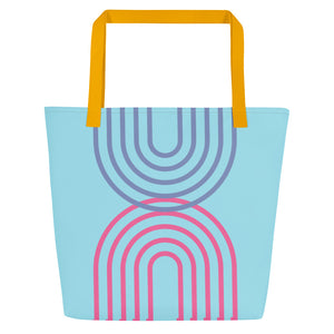 METRO All-Over Print Large Tote Bag