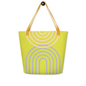 METRO All-Over Print Large Tote Bag