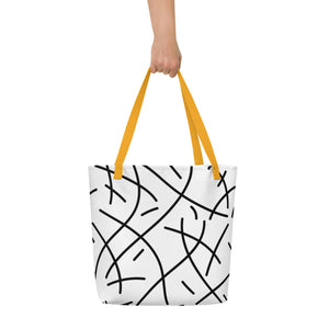 VOGUE All-Over Print Large Tote Bag