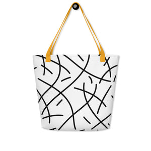 VOGUE All-Over Print Large Tote Bag