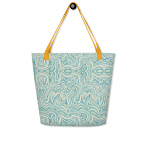 GEO All-Over Print Large Tote Bag