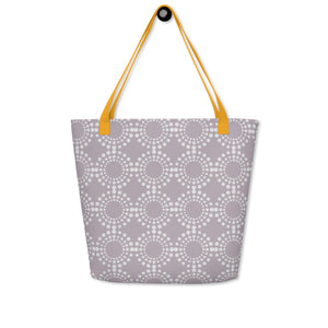 MODERN CIRCLES All-Over Print Large Tote Bag