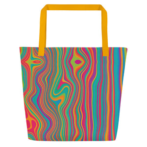 CALI All-Over Print Large Tote Bag