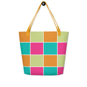 COCO All-Over Print Large Tote Bag