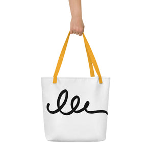 SIGNATURE All-Over Print Large Tote Bag