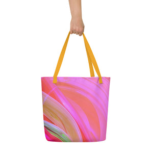 VIBRANT All-Over Print Large Tote Bag