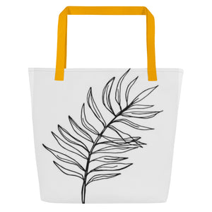 PALM All-Over Print Large Tote Bag