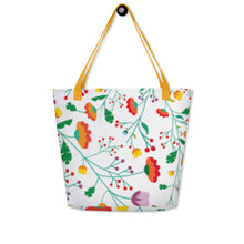 Load image into Gallery viewer, FIELD OF FLOWERS All-Over Print Large Tote Bag
