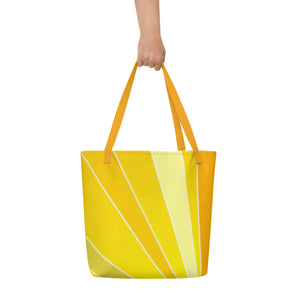 SUNRISE All-Over Print Large Tote Bag