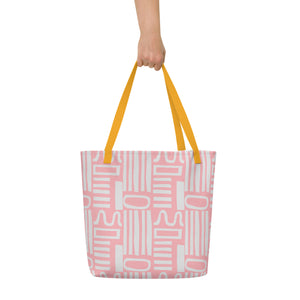 METRO All-Over Print Large Tote Bag